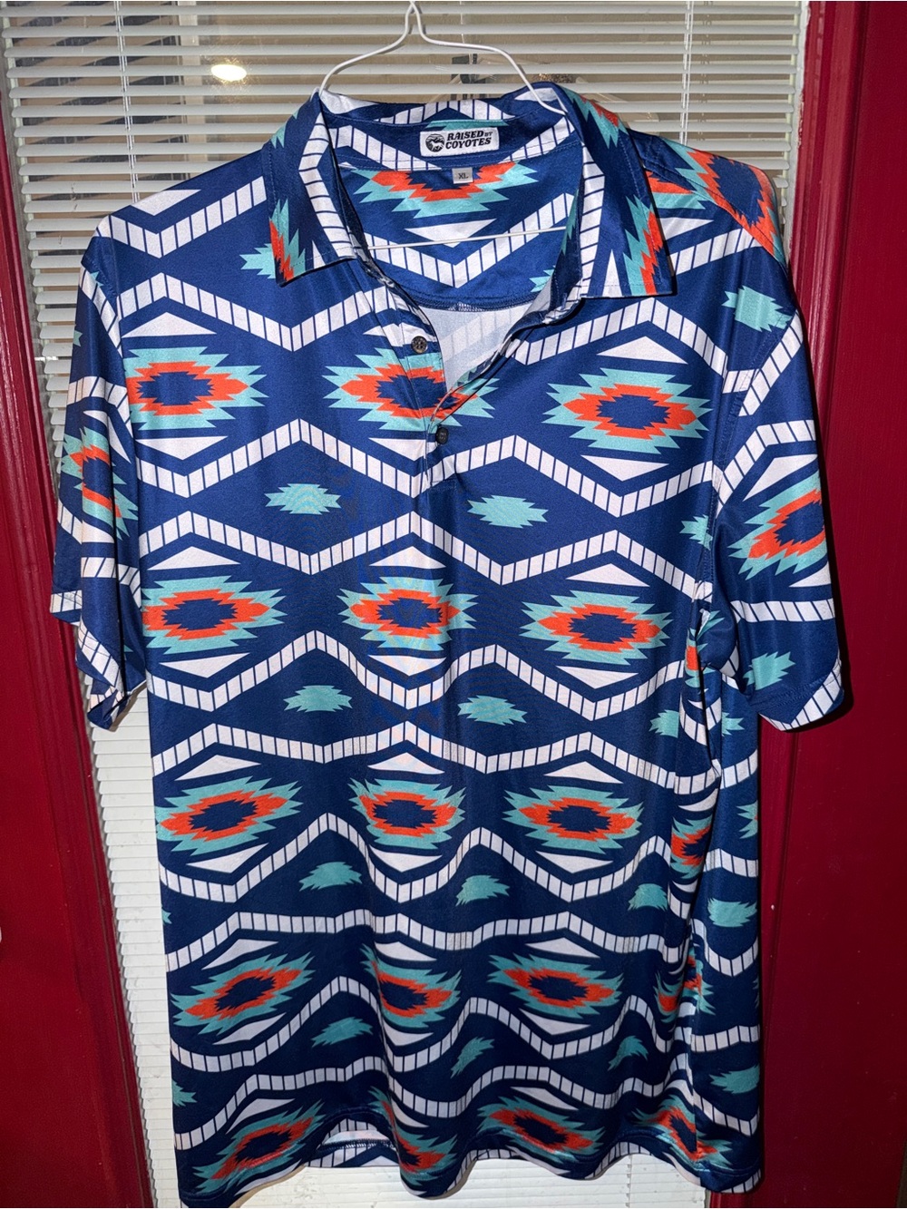 RAISED BY COYOTES | SANTA FE POLO SHIRT Size XL